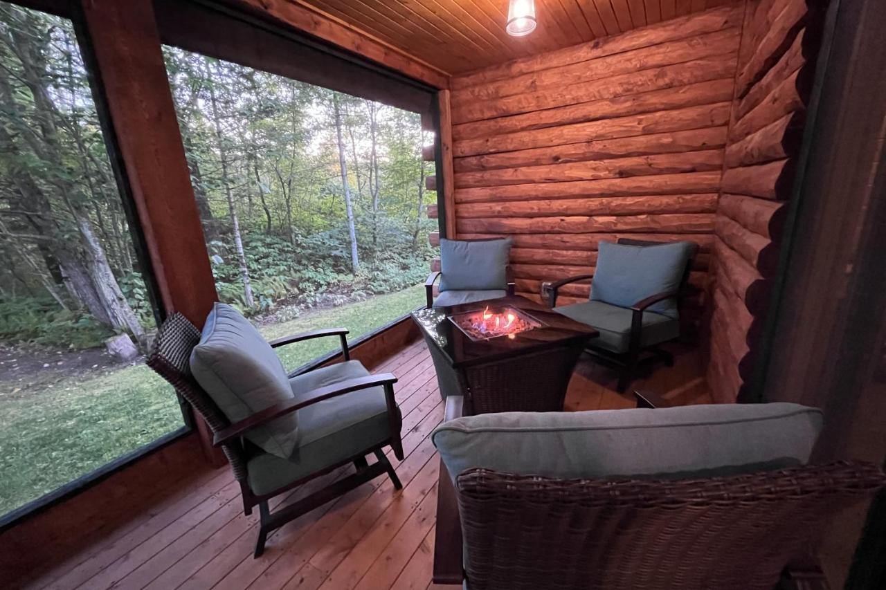 Blackbear Log Cabin Morrisville Ngoại thất bức ảnh